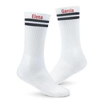 Sportsokken met naam - Zwart - 42-46 - thumbnail