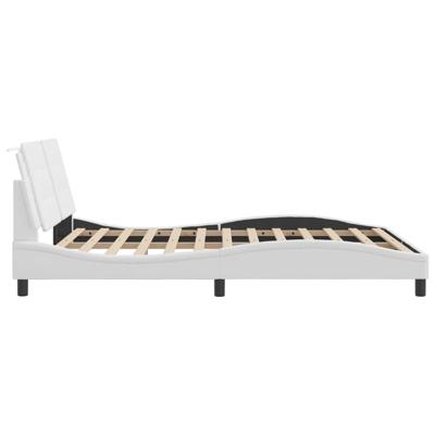 Bedframe zonder matras "Zadar" kunstleer wit 180x200 cm - thumbnail