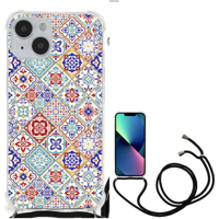 iPhone 14 Anti-Shock Hoesje Tiles Color - thumbnail