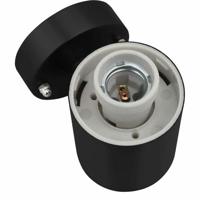 Buitenwandlamp Zwart 12 x 7.5 x 27 cm Roestvrij staal - thumbnail