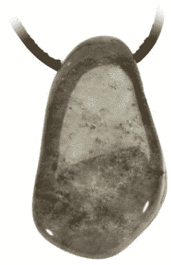 Labradoriet Trommelsteen Hanger Geboord