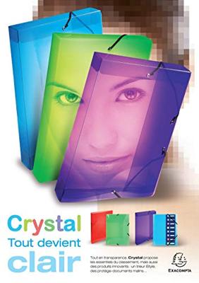 Exacompta ringmap ondoorschijnend, ft A4, 2 ringen van 1,5 cm, geassorteerde kleuren Exacompta ringmap ondoorschijnend, ft A4, 2 ringen van 1,5 cm, geassorteerde kleuren