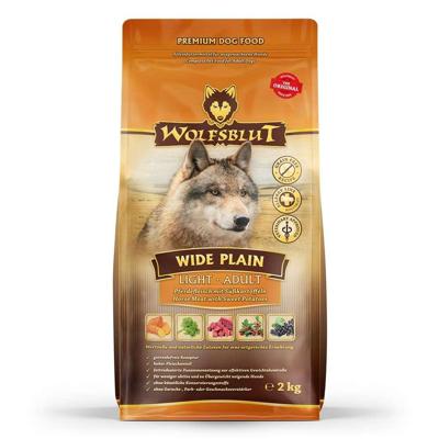 WOLFSBLUT Wide Plain Light Horse with sweet potatoes - droog hondenvoer - 2kg