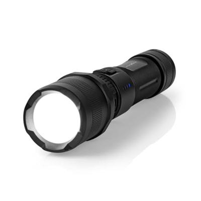 LED-Zaklamp | Batterij Gevoed | 3.7 V DC | 10 W | Ingebouwde Lithium-Ion | Incl. batterij(en) | Oplaadbaar | Nominale lichtstroom: 1000 lm | Lichtbereik: 110 m | Stralingshoek: 9.5 ° LED-Zaklamp | Batterij Gevoed | 3.7 V DC | 10 W | Ingebouwde Lithium-Ion | Incl. batterij(en) | Oplaadbaar | Nominale lichtstroom: 1000 lm | Lichtbereik: 110 m | Stralingshoek: 9.5 °