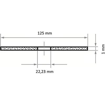 LUKAS-ERZETT T41 125x1,0x22,23 A60S-BF AT002672V9802 Doorslijpschijfset 125 mm 50 stuk(s) - thumbnail