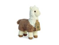 Eco Nation Pluchen knuffel - alpaca - 28 cm - thumbnail