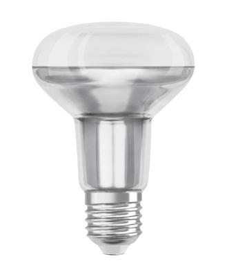 OSRAM HOMELIGHTING 4058075433304 LED-lamp Energielabel F (A - G) E27 Reflector 4.8 W = 60 W Warmwit (Ø x h) 80 mm x 105 mm 1 stuk(s) OSRAM HOMELIGHTING 4058075433304 LED-lamp Energielabel F (A - G) E27 Reflector 4.8 W = 60 W Warmwit (Ø x h) 80 mm x 105 mm 1 stuk(s)