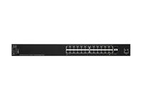 Cisco SG550XG-24T 24 Poorten Beheerbare Ethernet-switch - Stack-poort - 1 SG550XG-24T-K9-UK - thumbnail
