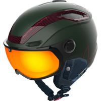 Bolle V-Line Carbon Phantom Fire Lens Cat 1-3 Helm Forest Matte 55-59 - thumbnail