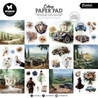 Studio Light • essentials collage paper pad oldtimer chique - thumbnail