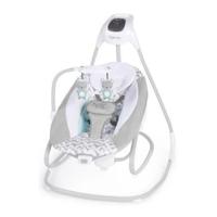 Schommelstoel Ingenuity 2-in-1 Swing Lounger - Raylan Grijs Wit - thumbnail