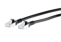 Metz Connect 1308451500-E RJ45 Netwerkkabel, patchkabel CAT 6A S/FTP 1.50 m Zwart Snagless 1 stuk(s) - thumbnail