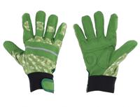 Esschert Design tuinwerkhandschoenen gevoerd microvezel groen - thumbnail