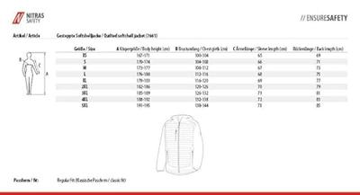 NITRAS SAFETY Softshell jacket gr. xxl motion tex plus black