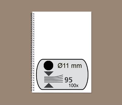 GBC WireBind Draadruggen Zwart 11mm (100) GBC WireBind Draadruggen Zwart 11mm (100)