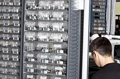 Treston 554-3 Werkplaatsmagazijn ESD (b x h x d) 310 x 550 x 180 mm Antraciet-grijs, Transparant 1 stuk(s)