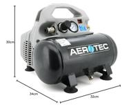 Aerotec Compressor | 70 l/min 8 bar | 0,3 kW 230 V 50 Hz | 6 l | 1 stuk - 20160426 20160426 - thumbnail