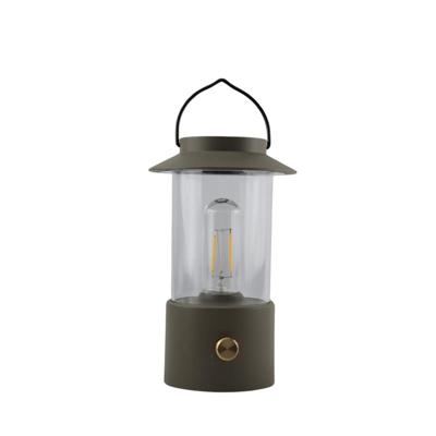 LED Lantaarn taupe 24x9cm op USB