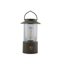 LED Lantaarn taupe 24x9cm op USB - thumbnail