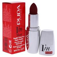 PUPA I'm Matt Pure Colour Lipstick Irresistible Burgundy 3.5gr - thumbnail
