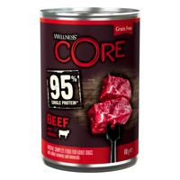 Wellness CORE hond 95% Single Protein rund & broccoli 400g - thumbnail