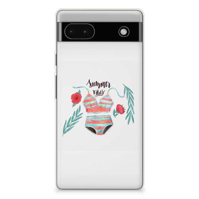 Google Pixel 6A Telefoonhoesje met Naam Boho Summer Google Pixel 6A Telefoonhoesje met Naam Boho Summer