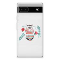 Google Pixel 6A Telefoonhoesje met Naam Boho Summer - thumbnail
