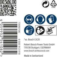 Bosch Accessoires Expert M480 schuurnet voor vlakschuurmachines 115 x 230 mm, K80 - 1 stuk(s) - 2608900770 - thumbnail