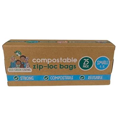 Eco Green Living Composteerbare hersluitbare bewaarzakjes 0,5 liter - 15 stuks