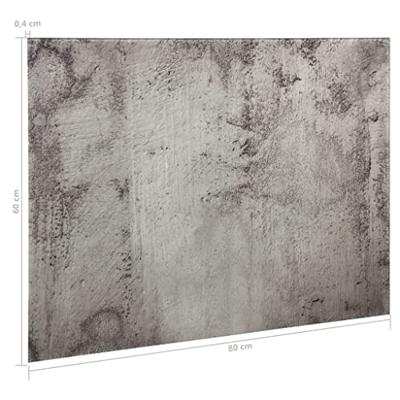 VidaXL Magneetbord wandmontage 80x60 cm glas