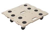 Wolfcraft 5543000 Meubel-transportroller Multiplex Laadvermogen (max.): 200 kg 590 mm x 290 mm x 120 mm Aantal rollers 8 - thumbnail