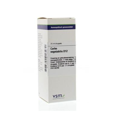 VSM Carbo vegetabilis D12 (20 ml) VSM Carbo vegetabilis D12 (20 ml)