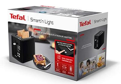 Tefal TT6408 Smart&apos;N Light Broodrooster Zwart - thumbnail