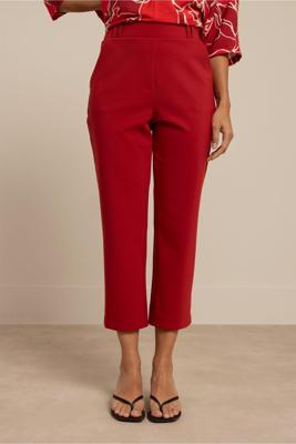 Studio Anneloes Anne Capri Trousers 13653 Capri 4000 Ruby Red