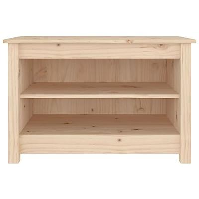 Schoenenbank 70x38x45,5 cm massief grenenhout Schoenenbank 70x38x45,5 cm massief grenenhout