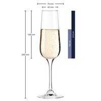 Leonardo Champagneglazen - Flutes - Tivoli - 210 ml - 6 stuks - thumbnail