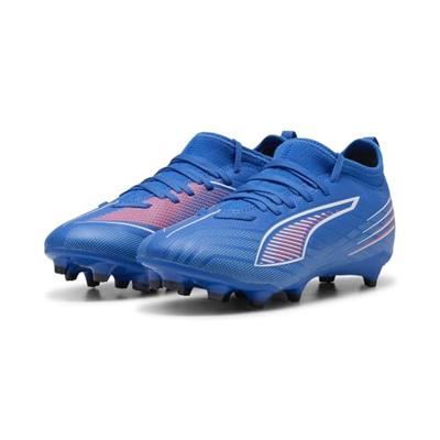 PUMA Ultra 6 Match Gras / Kunstgras Voetbalschoenen (MG) Kids Blauw Wit Felrood
