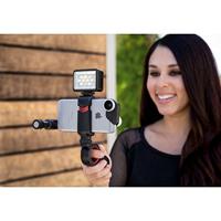 Olloclip 4-in-1 Pivot Grip - universele houder voor smartphones tussen 4-5,5 inch, ergonomische greep met 225 graden kantelbaar scharnier. - thumbnail