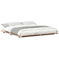 Bedframe Bruin 180 x 210 cm Massief grenenhout - thumbnail