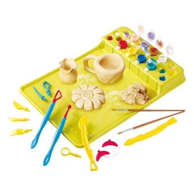 Play beeldhouwen kleiset met verf en accessoires, 20dlg. Play beeldhouwen kleiset met verf en accessoires, 20dlg.