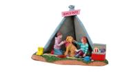 Girls backyard camping kerstfiguur LEMAX - Lemax - thumbnail