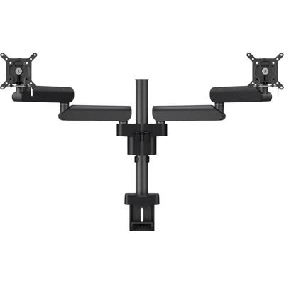 Vogels MOMO 2237 Monitor-tafelbeugel Aantal monteerbare displays: 2 Display(s) 25,4 cm (10) - 86,4 cm (34) Zwart In hoogte verstelbaar, Kantelbaar, Draaibaar,