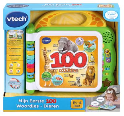 VTECH® Mijn eerste 100 woordjes boek dieren VTECH® Mijn eerste 100 woordjes boek dieren