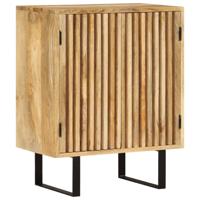 Dressoir met 2 deuren 55x35x70 cm massief mangohout - thumbnail