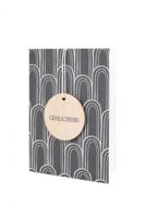 Zusss Wenskaart met houten tag gefeliciteerd - thumbnail