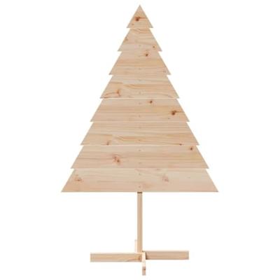 VidaXL Kerstdecoratie kerstboom 150 cm massief hout VidaXL Kerstdecoratie kerstboom 150 cm massief hout