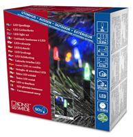 Konstsmide 6020-500 Mini-lichtketting Buiten werkt op het lichtnet Aantal lampen 80 LED Meerkleurig Verlichte lengte: 11.85 m - thumbnail