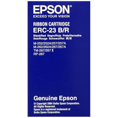 Epson Kleurtape C43S015362 Origineel ERC2BR Geschikt voor apparatuur (merk): Epson Zwart, Rood 1 stuk(s)