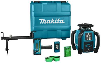 Makita SKR001Z Accu rotatielaser groen 800m + LXT 18V adapter Basic Body in koffer Makita SKR001Z Accu rotatielaser groen 800m + LXT 18V adapter Basic Body in koffer