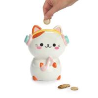 Coin bank Kawaii Melody white ceramic - thumbnail